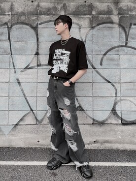 「Figments（フィグメンツ）のアイテム（アクセサリー）」を使った、Figments_officialさん（メンズ・178cm）の夏コーディネート
