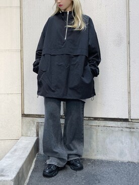 「Figments（フィグメンツ）のアイテム（ジャケット/アウター）」を使った、Figments_officialさん（レディース・151cm）の冬コーディネート