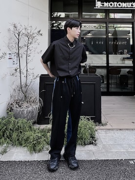 「Figments（フィグメンツ）のアイテム」を使った、Figments_officialさん（メンズ・178cm）の春コーディネート