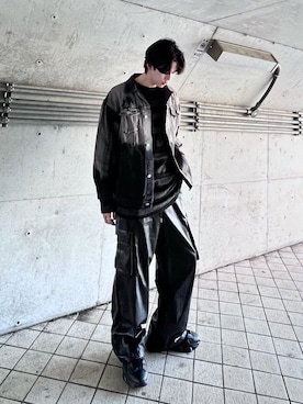「Figments（フィグメンツ）のアイテム（ジャケット/アウター）」を使った、Figments_officialさん（メンズ・178cm）の冬コーディネート