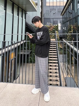 「Figments（フィグメンツ）のアイテム」を使った、Figments_officialさん（メンズ・178cm）の冬コーディネート