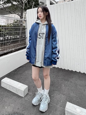 「Figments（フィグメンツ）のアイテム（ブルゾン）」を使った、Figments_officialさん（レディース・152cm）の冬コーディネート