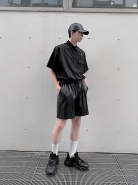 「Figments（フィグメンツ）のアイテム（帽子）」を使った、Figments_officialさん（メンズ・178cm）の夏コーディネート