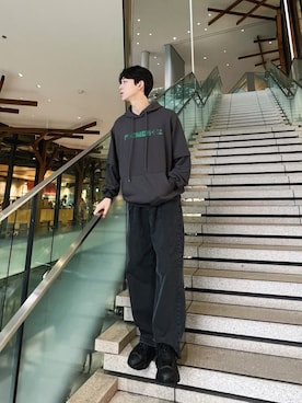 「Figments（フィグメンツ）のアイテム」を使った、Figments_officialさん（メンズ・178cm）の冬コーディネート