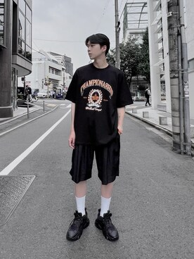 「Figments（フィグメンツ）のアイテム」を使った、Figments_officialさん（メンズ・178cm）の夏コーディネート