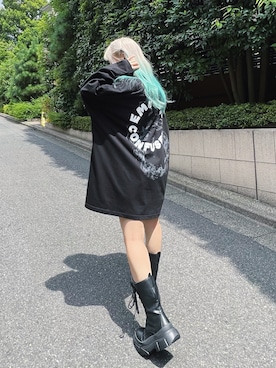 「ブーツコーデ」｜「アイテム（その他）」を使った、Figments_officialさん（レディース・151cm）の秋コーディネート