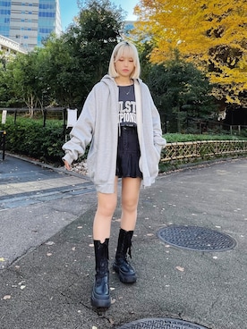 「アイテム（その他、シルバー系）」を使った、Figments_officialさん（レディース・151cm）の冬コーディネート