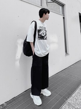 「Figments（フィグメンツ）のアイテム」を使った、Figments_officialさん（メンズ・178cm）の春コーディネート