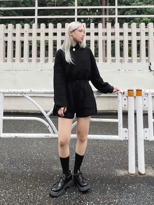 美品　FORME シャツジャンプスーツ Whim Gazette｜《コラボカラー》【THE PAUSE】テーラーカラー