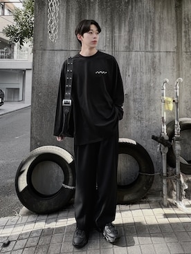 「Figments（フィグメンツ）のアイテム」を使った、Figments_officialさん（メンズ・178cm）の春コーディネート