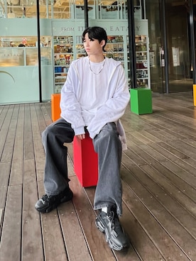 「Figments（フィグメンツ）のアイテム（アクセサリー）」を使った、Figments_officialさん（メンズ・178cm）の冬コーディネート
