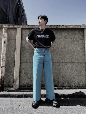 「Figments（フィグメンツ）のアイテム（アクセサリー）」を使った、Figments_officialさん（メンズ・178cm）の春コーディネート