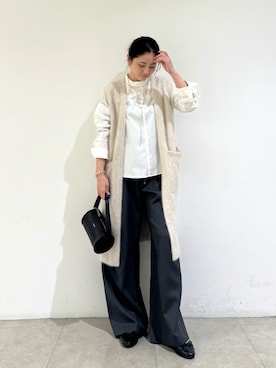 「YAHKI（ヤーキ）のアイテム」を使った、MIKUさん（レディース・155cm）の冬コーディネート