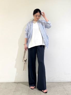 「qualite（カリテ）のアイテム」を使った、MIKUさん（レディース・155cm）の春コーディネート