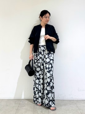 「YAHKI（ヤーキ）のアイテム」を使った、MIKUさん（レディース・155cm）の春コーディネート