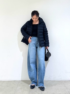 「qualite（カリテ）のアイテム」を使った、MIKUさん（レディース・155cm）の冬コーディネート