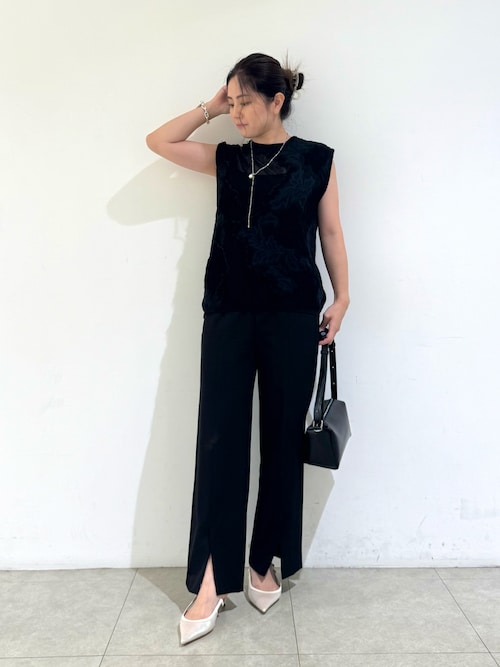 qualite（カリテ） ニット セーター boussole×qualite カットフリンジ