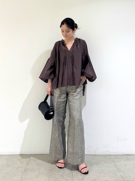 「qualite（カリテ）のアイテム」を使った、MIKUさん（レディース・155cm）の春コーディネート