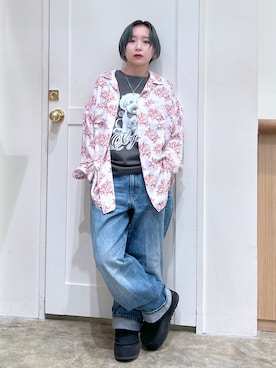 河原光希さん(レディース・144cm)の春コーディネート