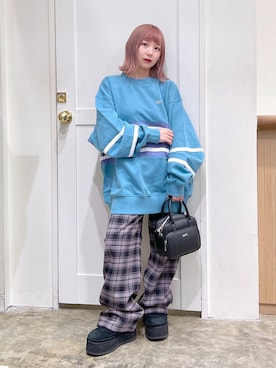 河原光希さん（レディース・144cm）の冬コーディネート