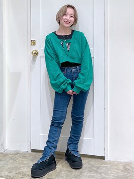 河原光希さん（レディース・144cm）の春コーディネート