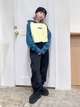 河原光希さん（レディース・144cm）の冬コーディネート