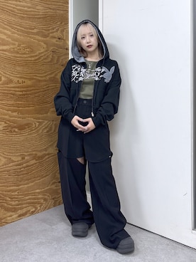 河原光希さん（レディース・144cm）の冬コーディネート