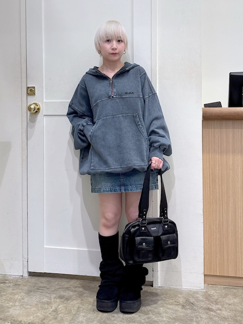 セール】FADED ANORAK SWEAT HOODIE（パーカー）｜X-girl