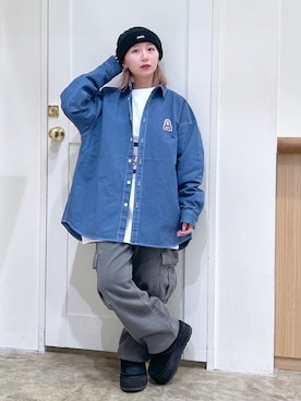 河原光希さん（レディース・144cm）の冬コーディネート