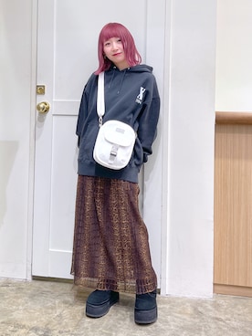 河原光希さん（レディース・144cm）の冬コーディネート