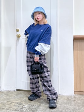 河原光希さん（レディース・144cm）の秋コーディネート