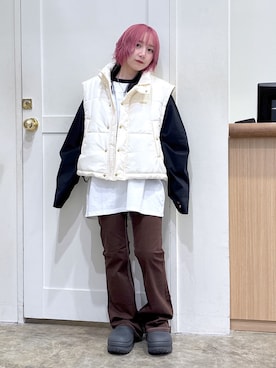 「アイテム（ジャケット/アウター）」を使った、河原光希さん（レディース・144cm）の夏コーディネート