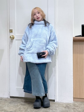 「アイテム（財布）」を使った、河原光希さん（レディース・144cm）の夏コーディネート