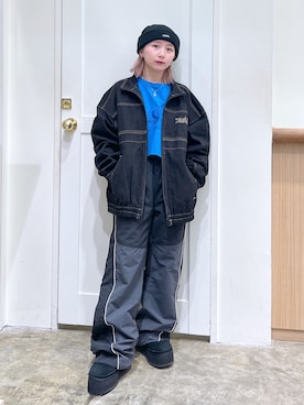 河原光希さん(レディース・144cm)の冬コーディネート