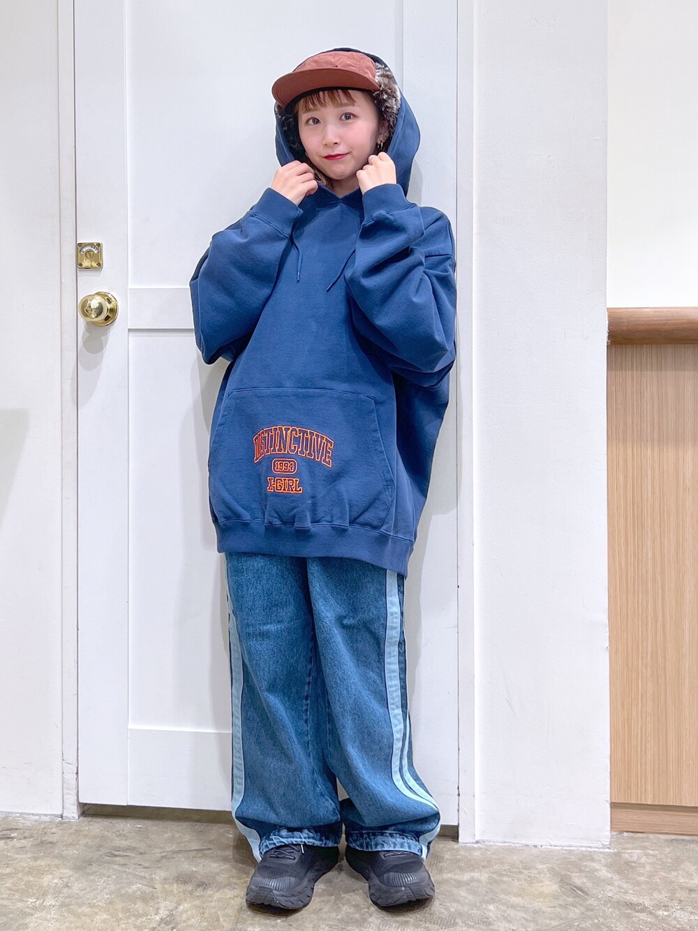 河原光希(Xgirl金沢（金沢フォーラス）)｜Xgirlのキャップを使ったコーディネート WEAR