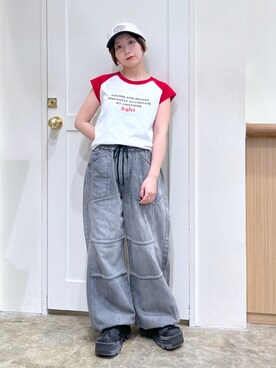 河原光希さん(レディース・144cm)の夏コーディネート