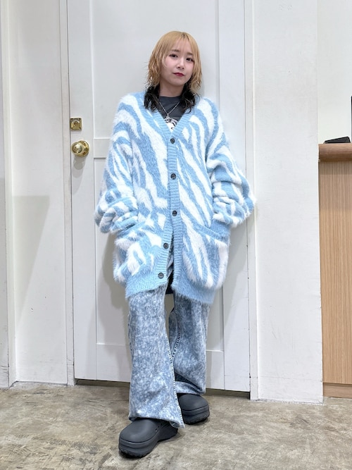 XLARGE/X-girl金沢（X-girl）河原光希さんのカーディガン/ボレロを使っ