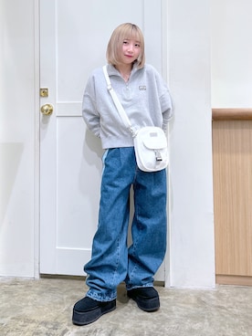 河原光希さん（レディース・144cm）の冬コーディネート