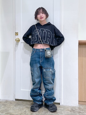 河原光希さん(レディース・144cm)の秋コーディネート