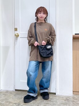 河原光希さん(レディース・144cm)の冬コーディネート