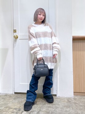 河原光希さん（レディース・144cm）の冬コーディネート