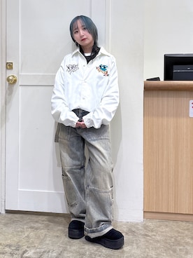 「アイテム（ジャケット/アウター）」を使った、河原光希さん（レディース・144cm）の夏コーディネート