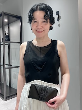 「アイテム（財布）」を使った、mc_hhさん（レディース・156cm）の夏コーディネート