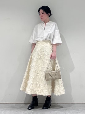 「HIROKO HAYASHI（ヒロコハヤシ）のアイテム」を使った、mc_hhさん（レディース・156cm）の春コーディネート