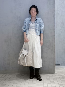 「ヒロコハヤシ」｜「アイテム（アクセサリー）」を使った、mc_hhさん（レディース・156cm）の春コーディネート