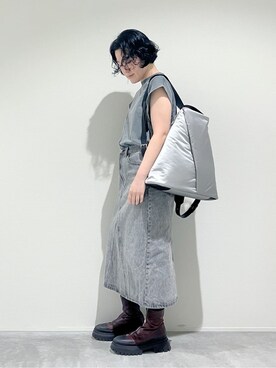「HIROKO HAYASHI（ヒロコハヤシ）のアイテム（バックパック/リュック）」を使った、mc_hhさん（レディース・156cm）の夏コーディネート