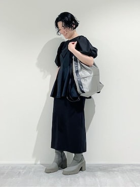 「HIROKO HAYASHI（ヒロコハヤシ）のアイテム（バックパック/リュック）」を使った、mc_hhさん（レディース・156cm）の夏コーディネート