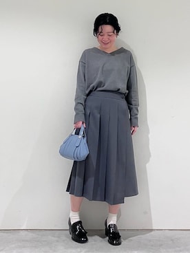 「HIROKO HAYASHI（ヒロコハヤシ）のアイテム」を使った、mc_hhさん（レディース・156cm）の冬コーディネート