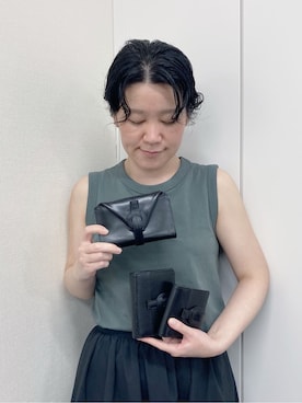 「ミニ財布」｜mc_hhさん（レディース・156cm）の夏コーディネート
