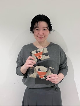 「HIROKO HAYASHI（ヒロコハヤシ）のアイテム」を使った、mc_hhさん（レディース・156cm）の冬コーディネート